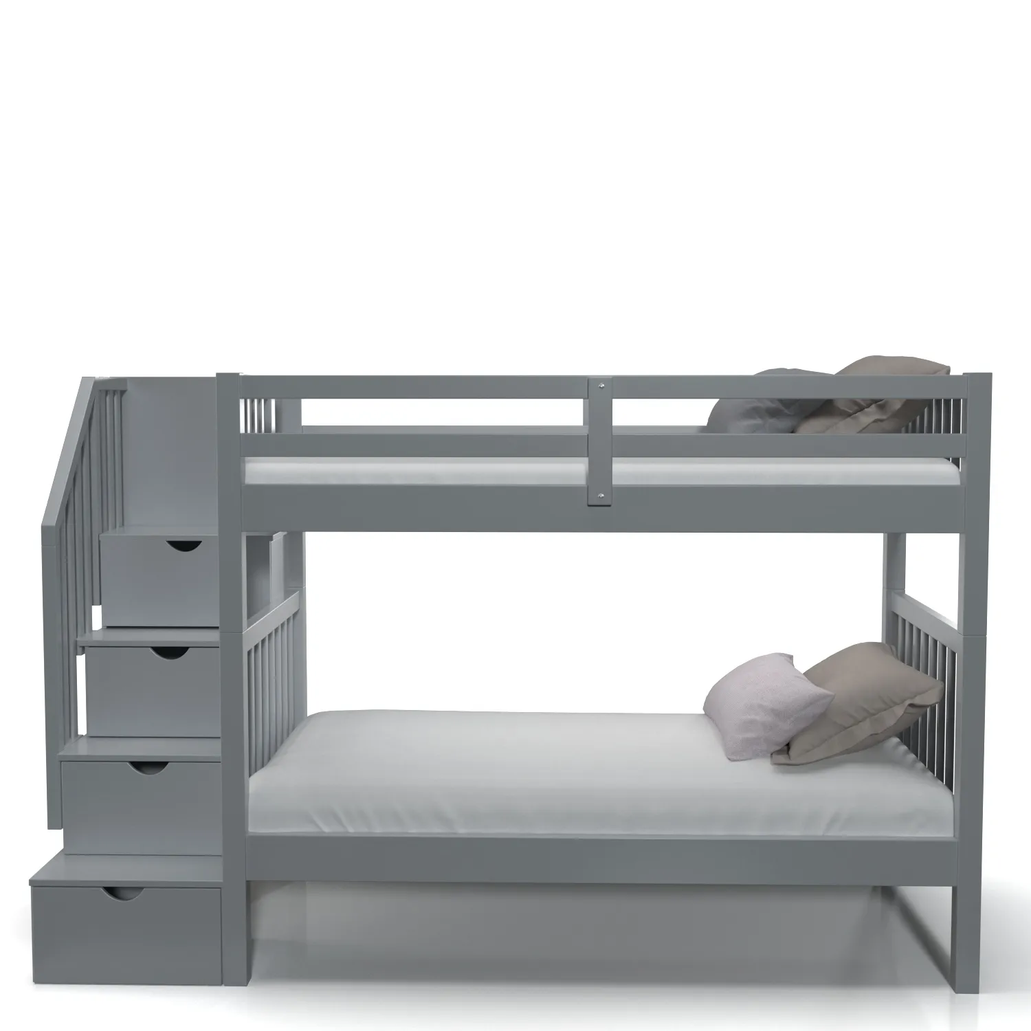 Keystone Twin Stairway Bunk Bed PBR 3D Model_04